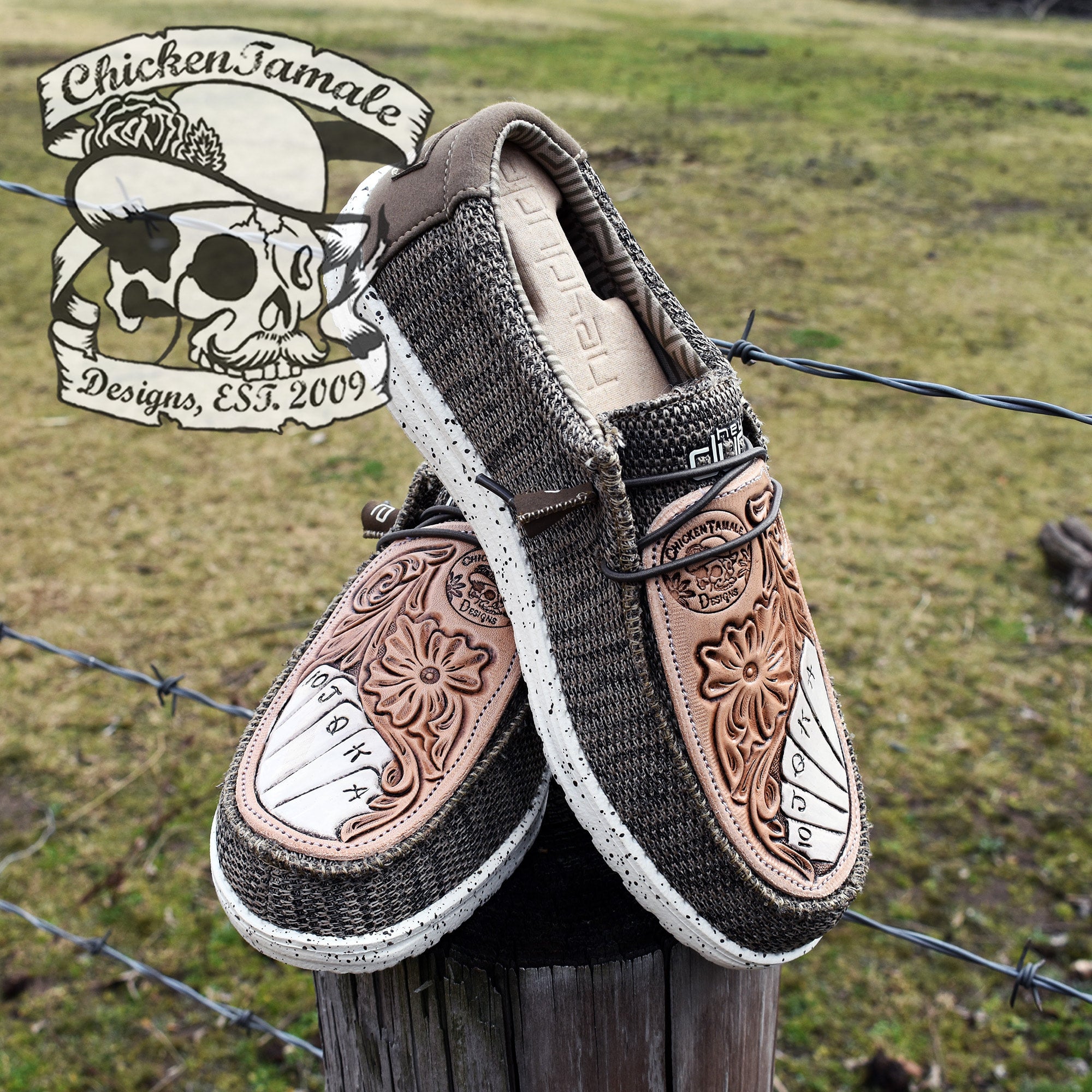 MENS* Royal Flush Hey Dude shoes ChickenTamale Designs