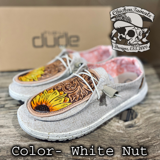 WOMENS Sunflower Hey Dude shoes ChickenTamale Designs