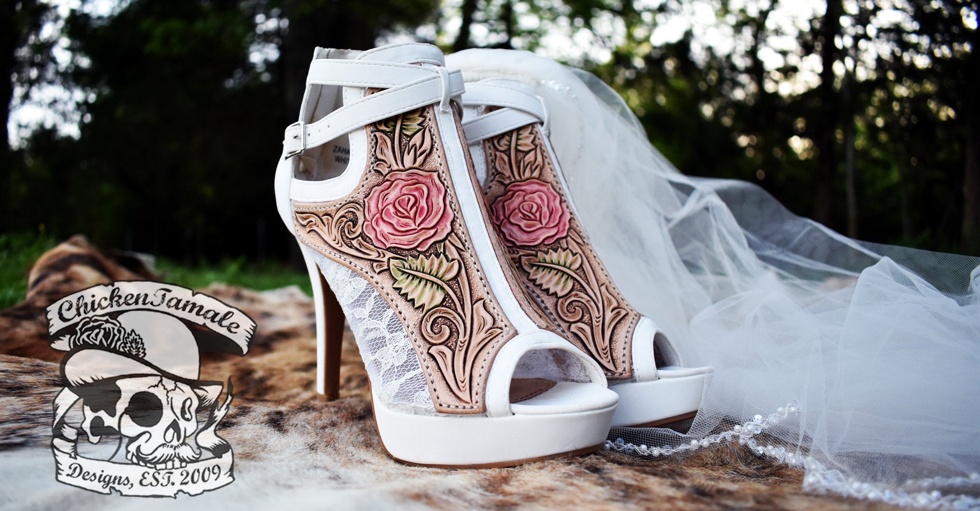 Custom made western heels Deposit Only